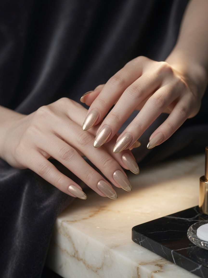 Gel nail detail