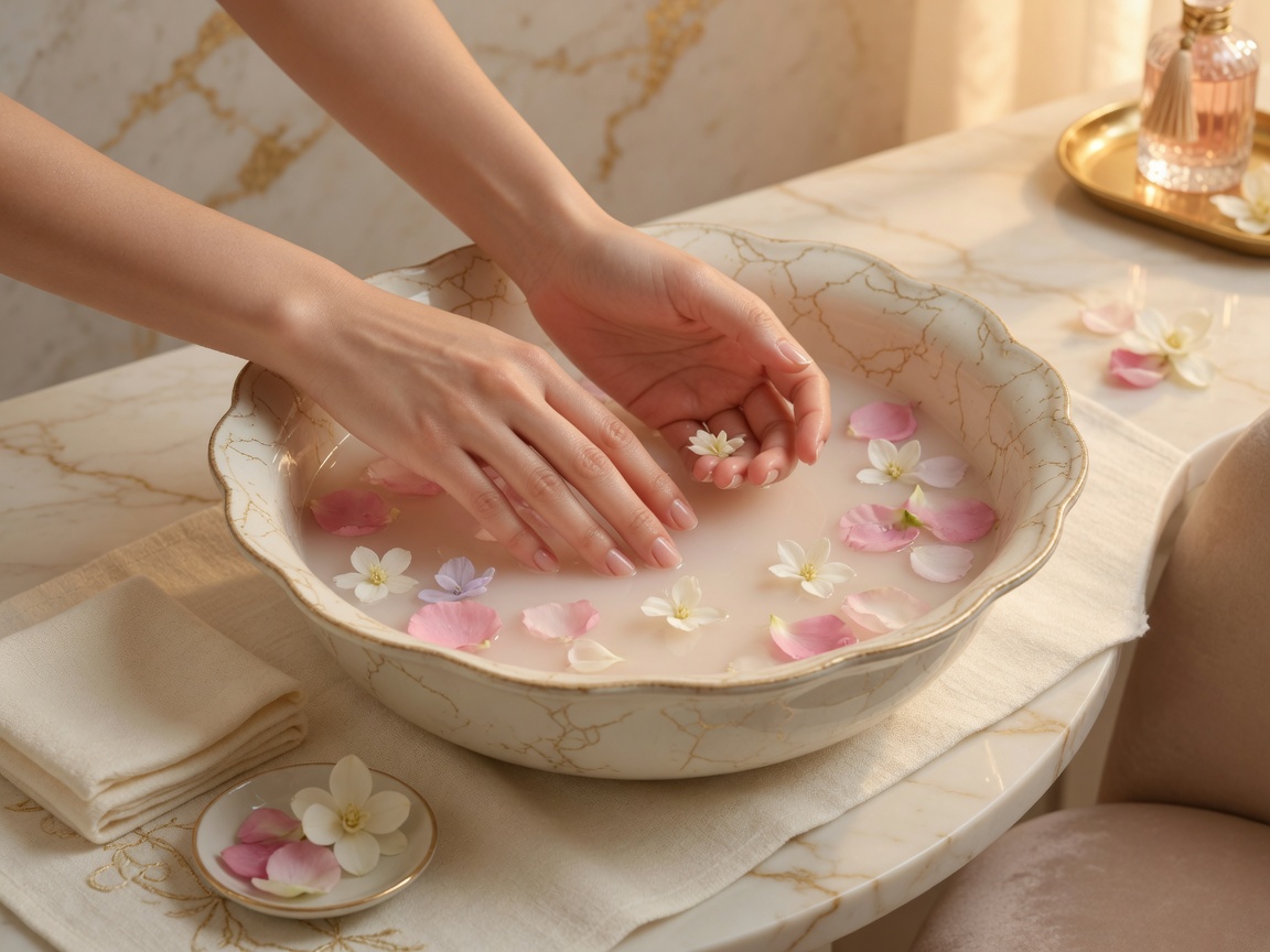 Manicure services at Q Nails Westgate